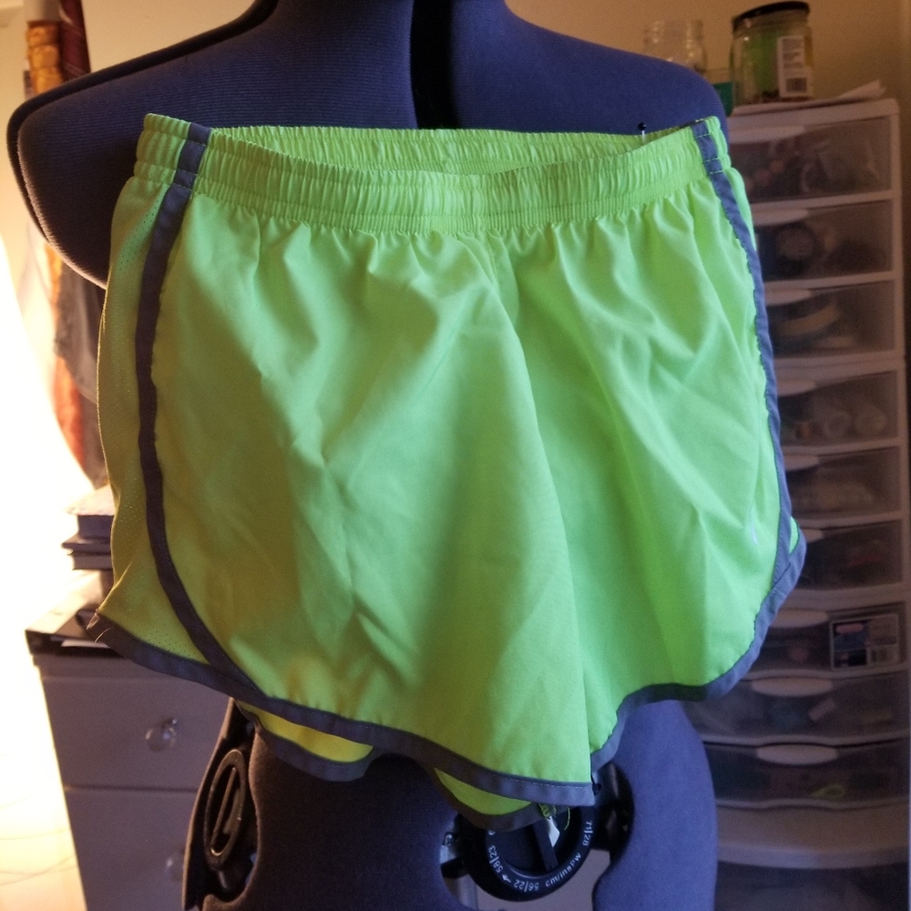 Girls neon athletic shorts